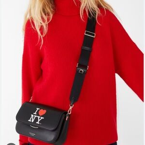 Kate Spade New York “I Love NY” Flap Chain Wallet Crossbody